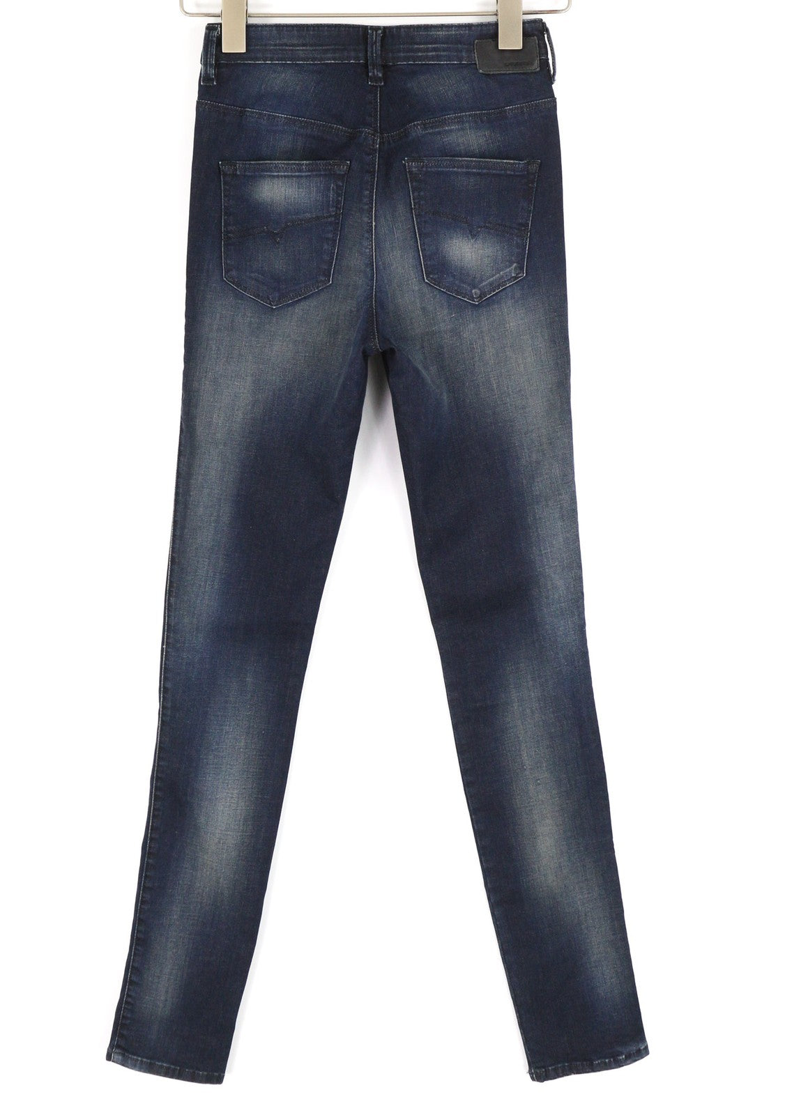 DIESEL Skinzee-High 0670D Women Jeans W24/L32 Super Slim Skinny High Waist Blue