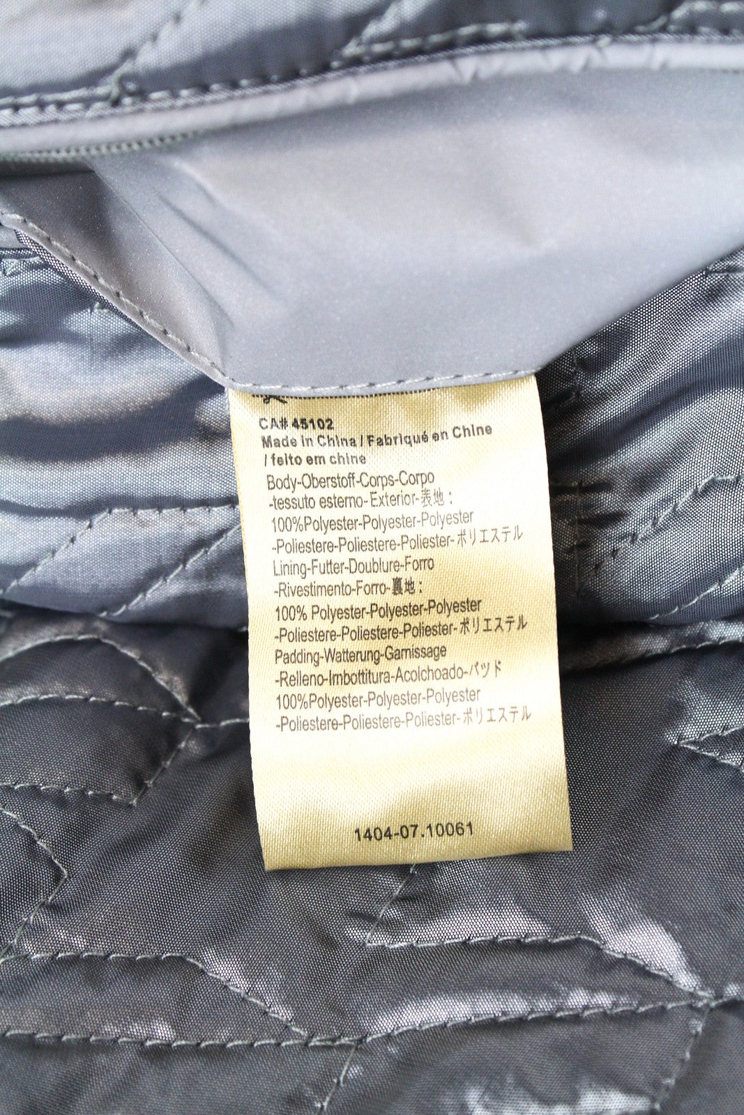 SCOTCH & SODA  Couture XL Jacket Grey Reflective Zip Lined Mens