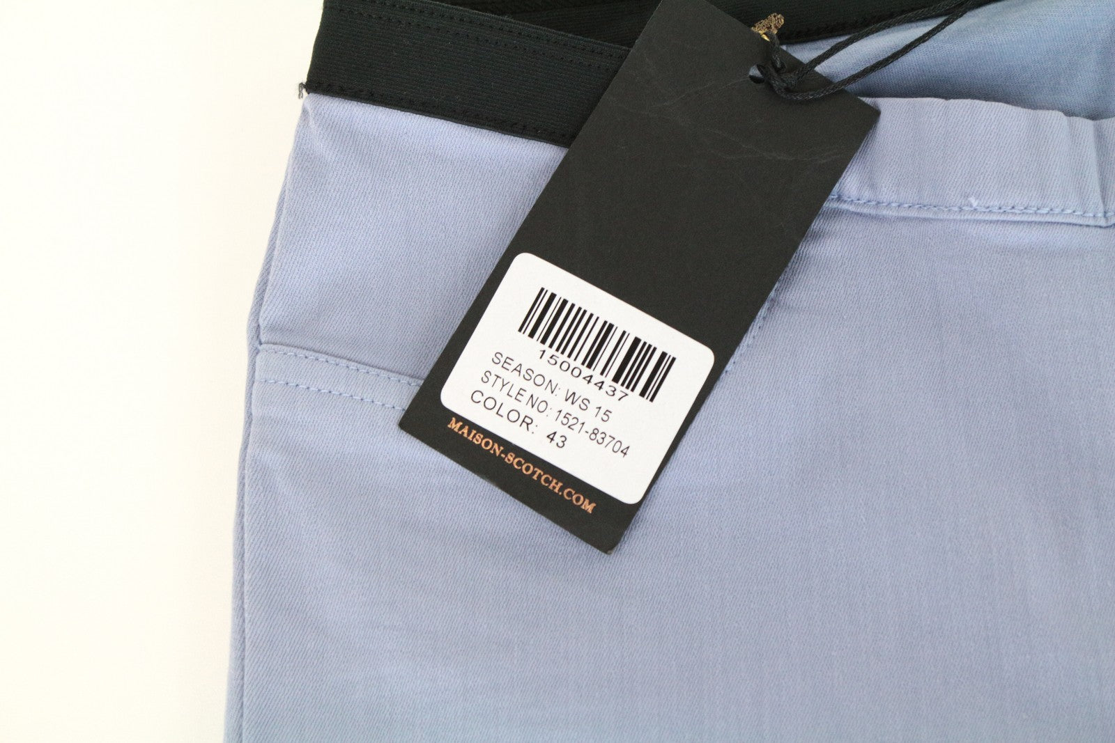 MAISON SCOTCH Women's Slim Casual Trousers ~W27/L31 Blue Pull-On