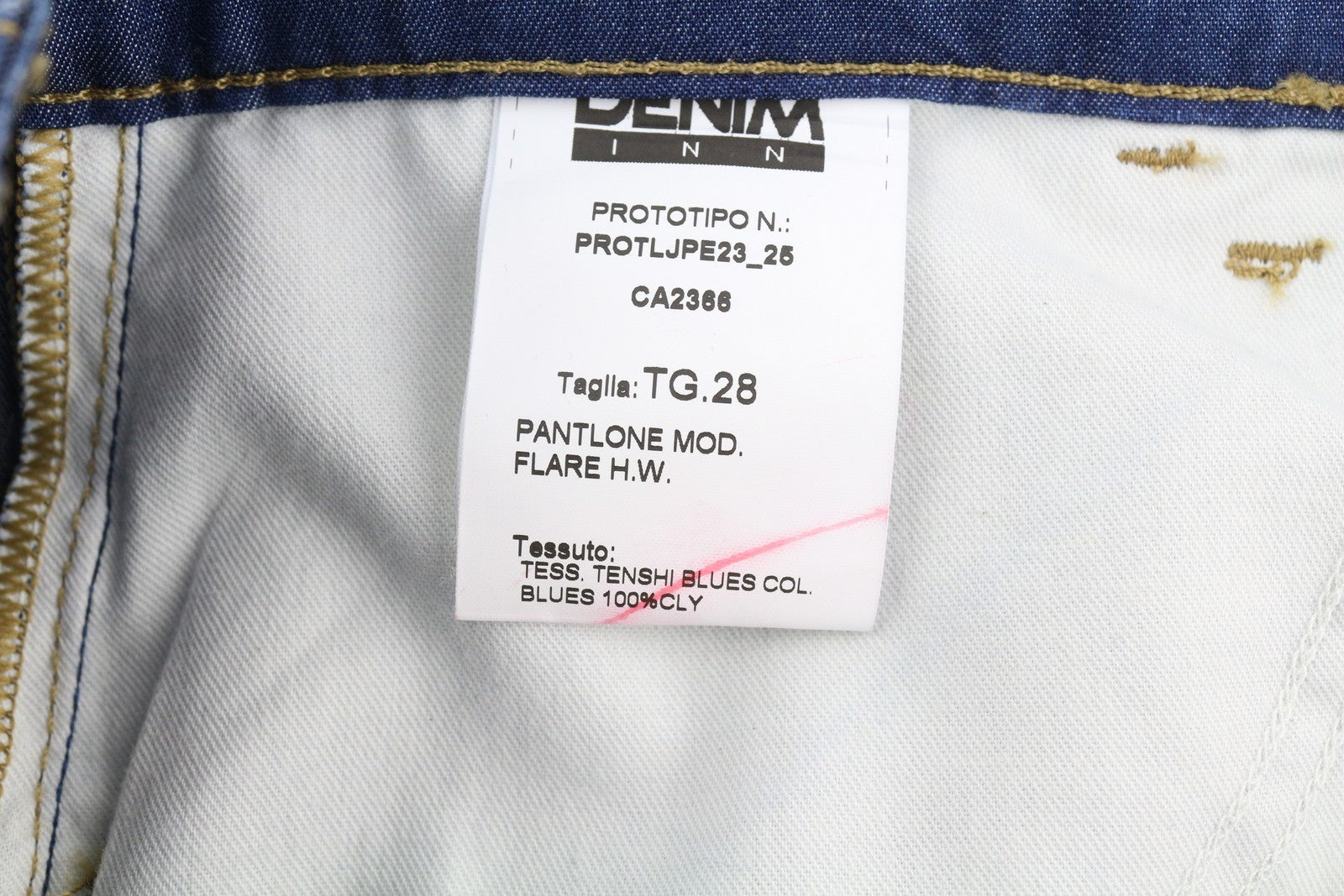 LIU JO Flare Womens Trousers W28 Blue High Waist Flare Leg  Look