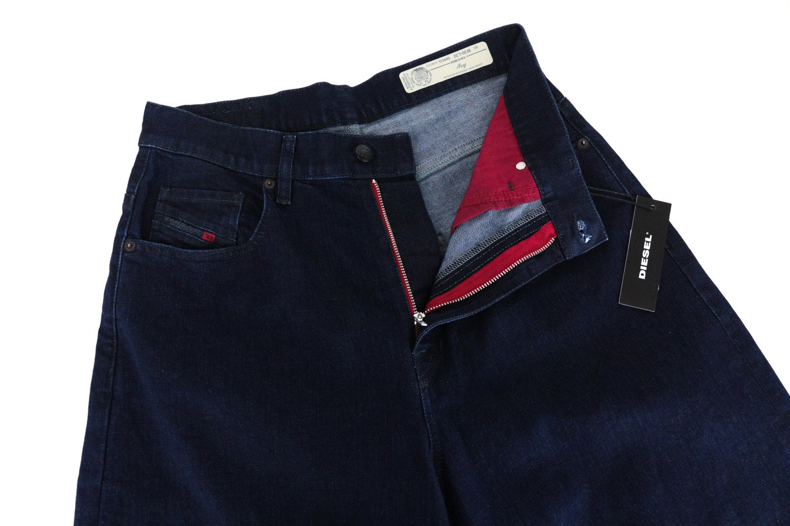 DIESEL Ary 084CG Women's W30/L32 Straight Stretch Blue Cotton Jeans