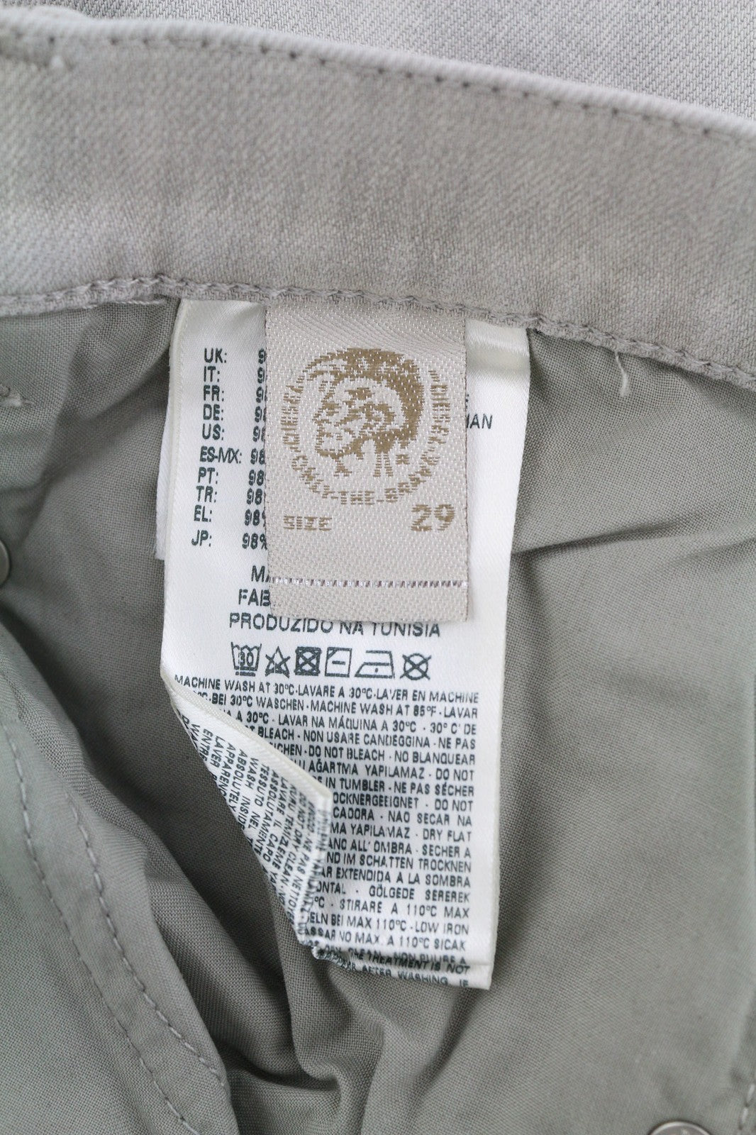 DIESEL D.N.A. Belthy 0676M Womens Jeans W29/L32 RRP€180 Slim Straight Low Waist