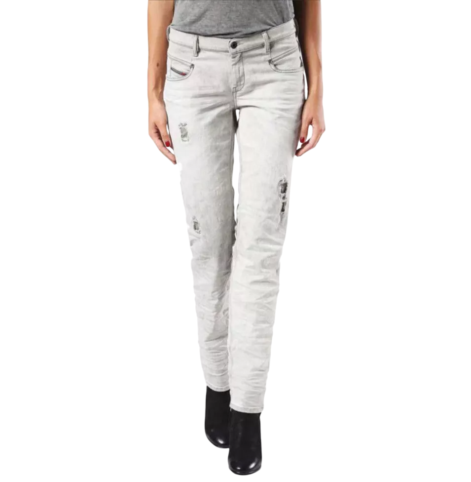 DIESEL D.N.A. Belthy 0676M Womens Jeans W29/L32 RRP€180 Slim Straight Low Waist