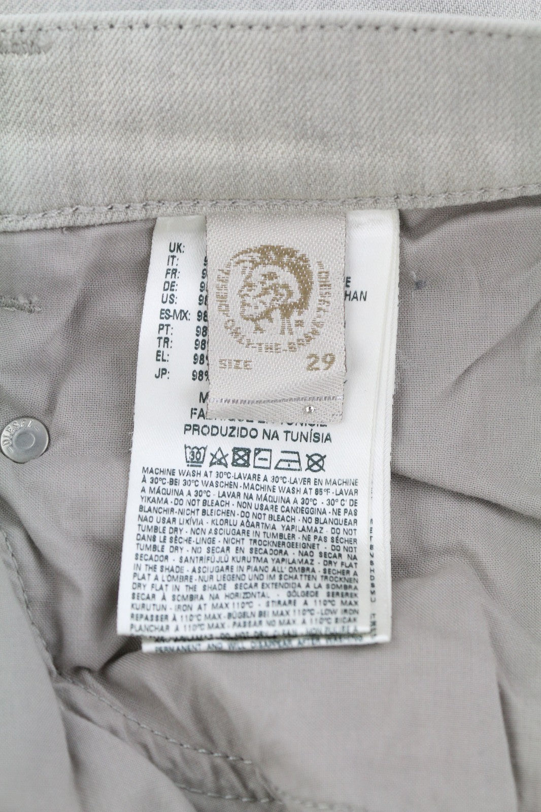 DIESEL D.N.A. Belthy 0676M Womens Jeans W29/L32 RRP€180 Slim Straight Low Waist