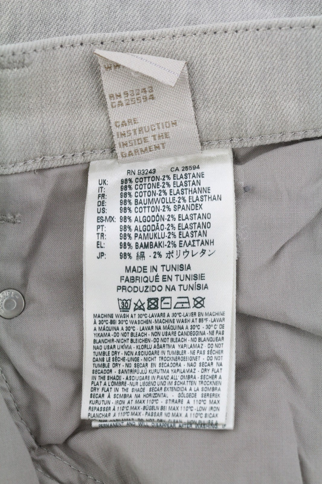 DIESEL D.N.A. Belthy 0676M Womens Jeans W29/L32 RRP€180 Slim Straight Low Waist