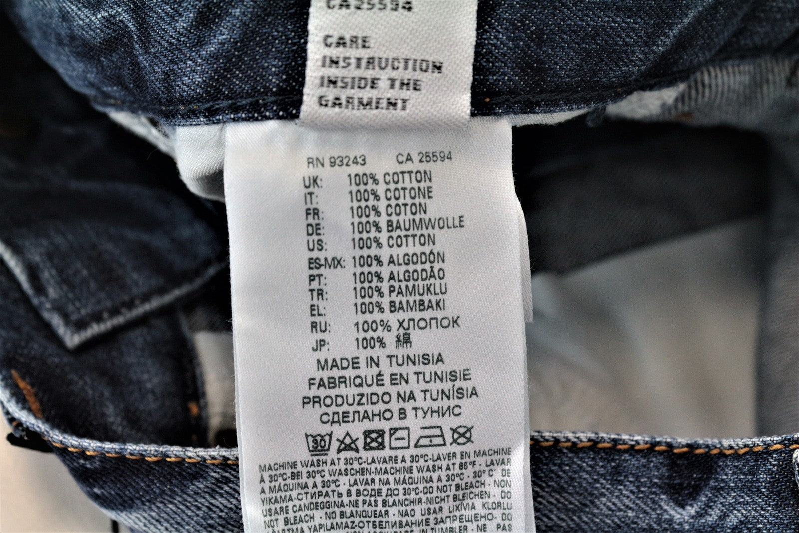 DIESEL Mharky-B 085AG Men's W28/L30 Skinny Fit Blue Washed Jeans