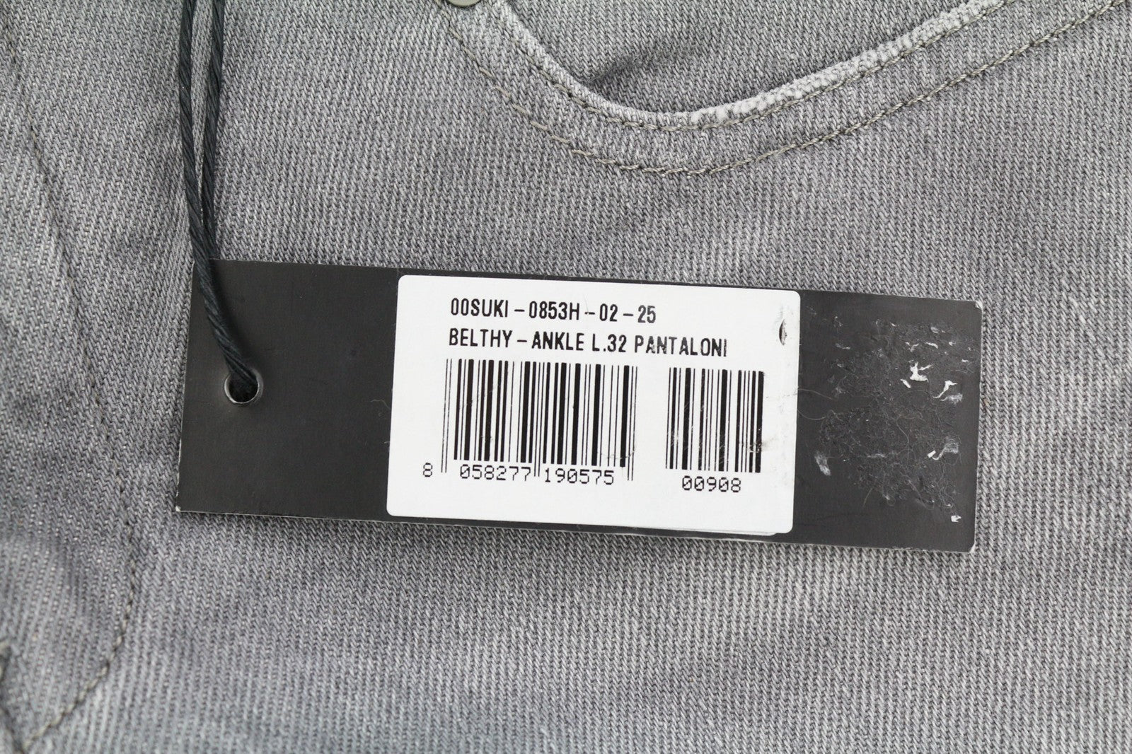 DIESEL Belthy-Ankle 0853H Womens Jeans W25/L32 Slim Straight Low Waist RRP€200