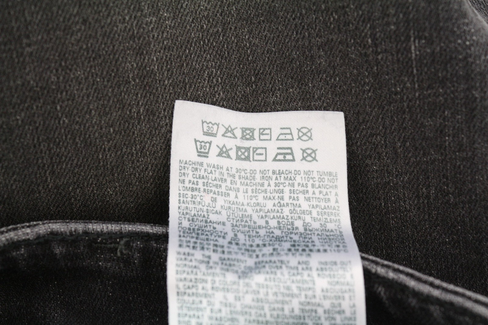 DIESEL D-Joy 09B12 Women Jeans W27/L32 Slim Regular Waist Stretch Black RRP€175