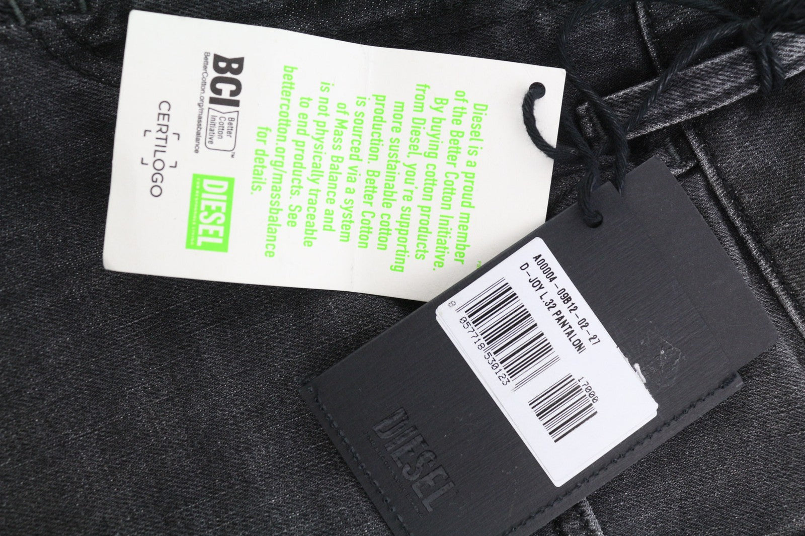 DIESEL D-Joy 09B12 Women Jeans W27/L32 Slim Regular Waist Stretch Black RRP€175