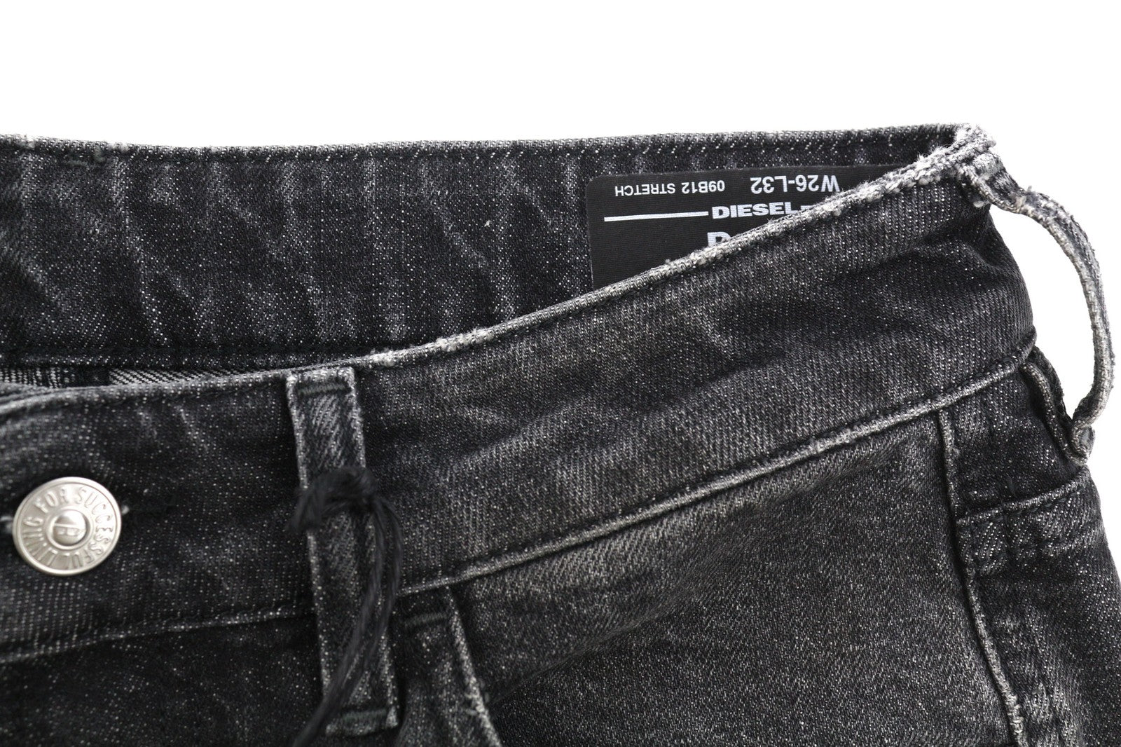 DIESEL D-Joy 09B12 Womens Jeans W26/L32 Slim Regular Stretch Wash Black RRP€175