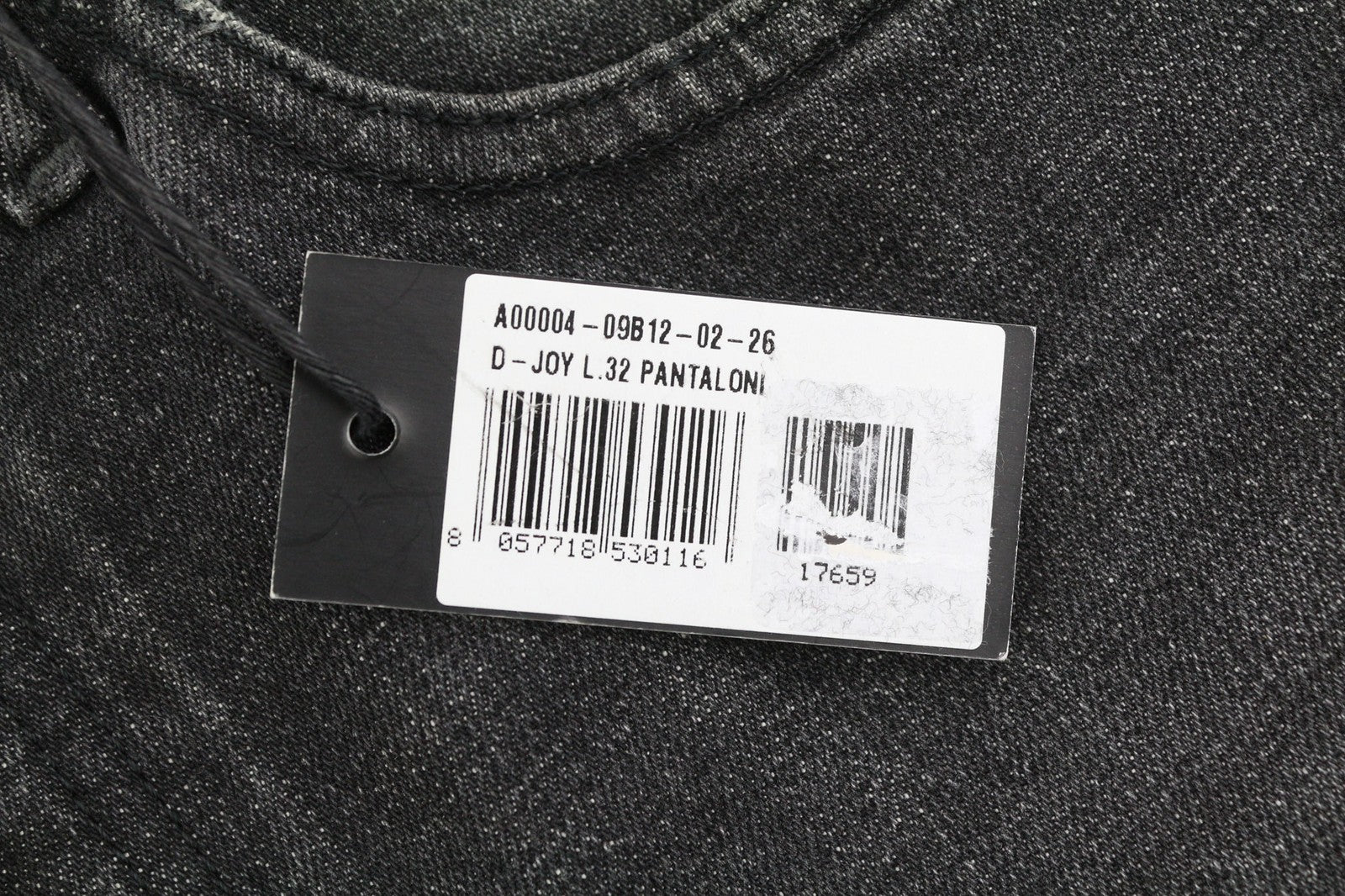 DIESEL D-Joy 09B12 Womens Jeans W26/L32 Slim Regular Stretch Wash Black RRP€175