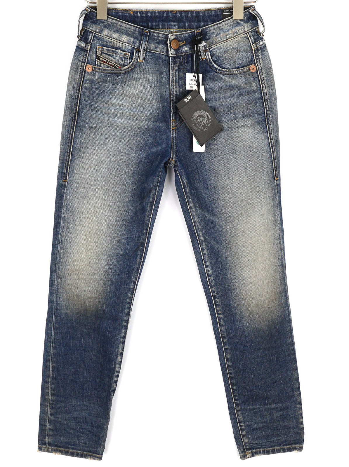 DIESEL D-Joy Z9A05 Womens Jeans W26/L32 Slim Regular Stretch Wash Blue RRP€195