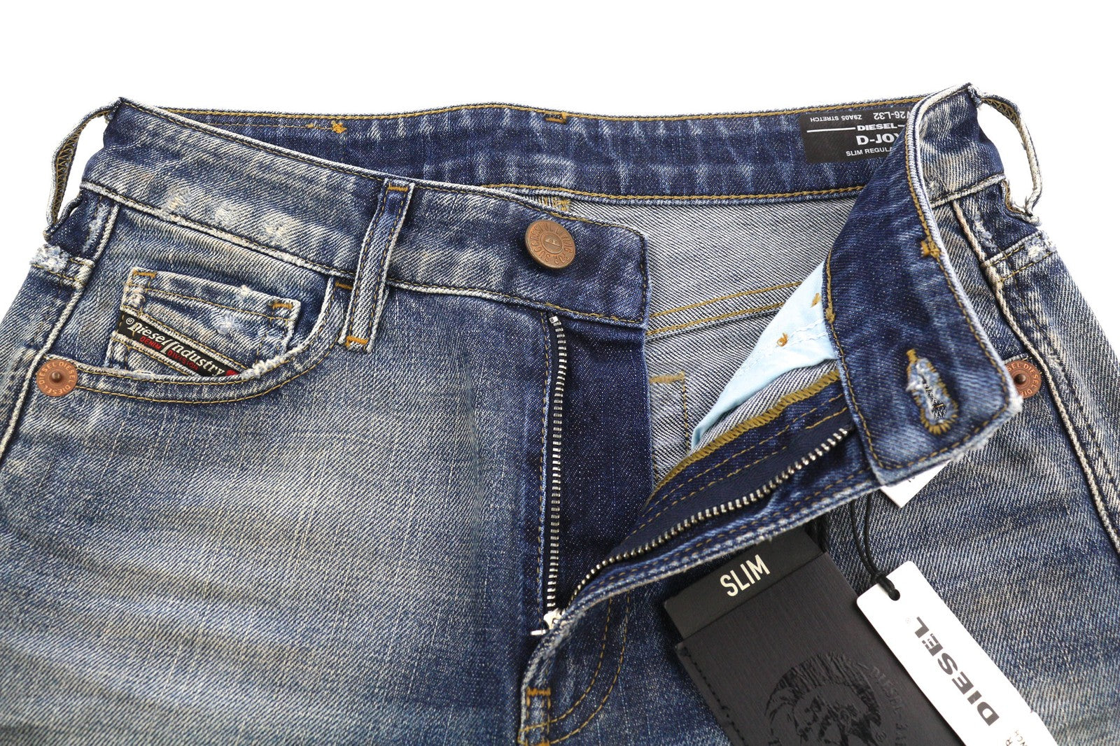 DIESEL D-Joy Z9A05 Womens Jeans W26/L32 Slim Regular Stretch Wash Blue RRP€195