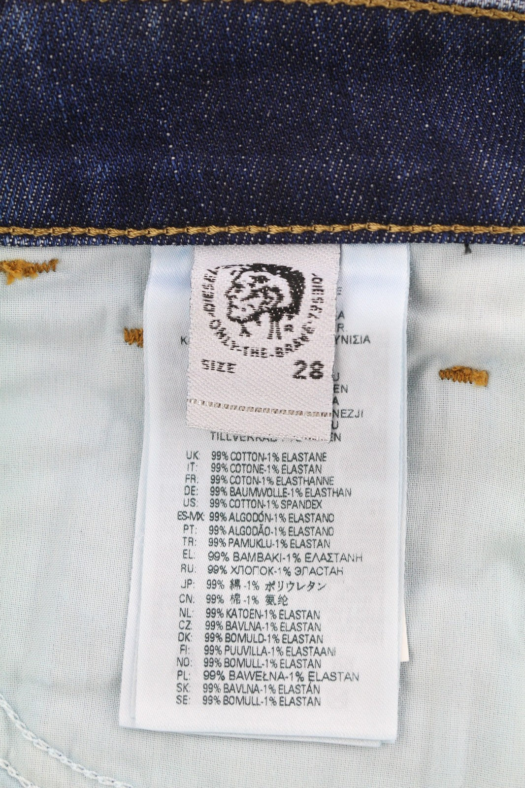 DIESEL D-Joy Z9A05 Womens Jeans W28/L32 Slim Regular Waist Stretch Washed Blue