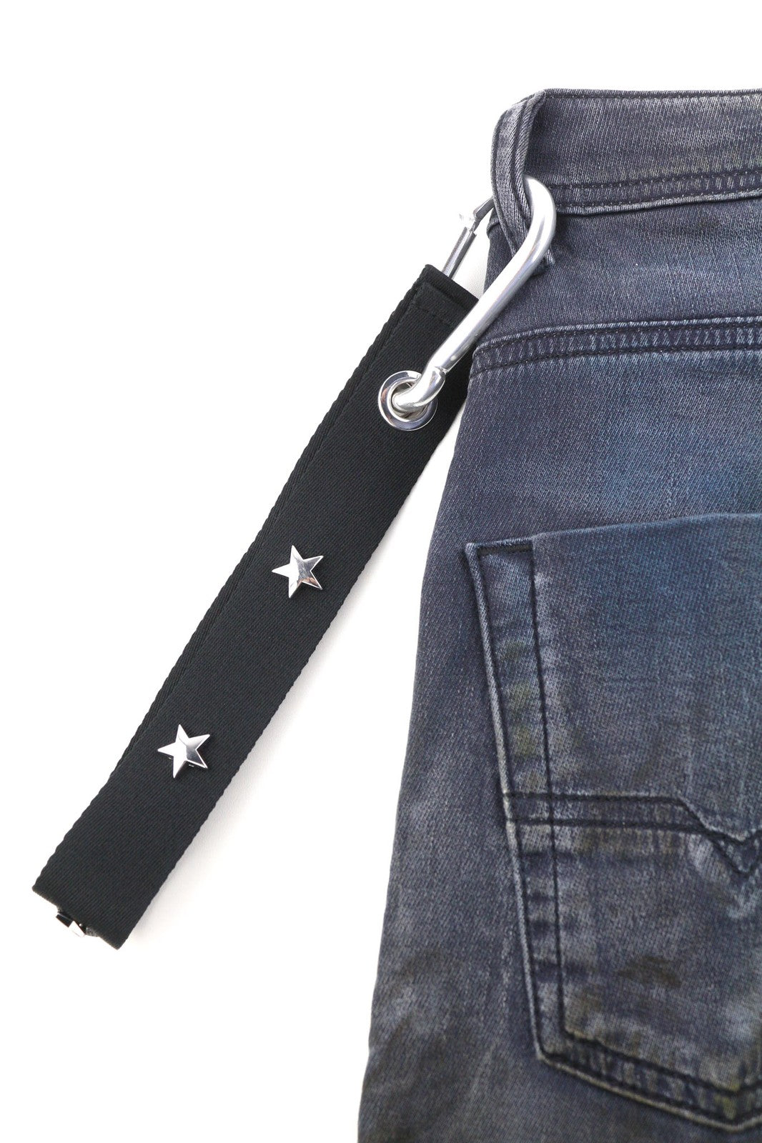 DIESEL CL-Krooley-CB-NE069IA Mens Jeans W26 Jogg Sweat Stretch Ripped Wash Dark