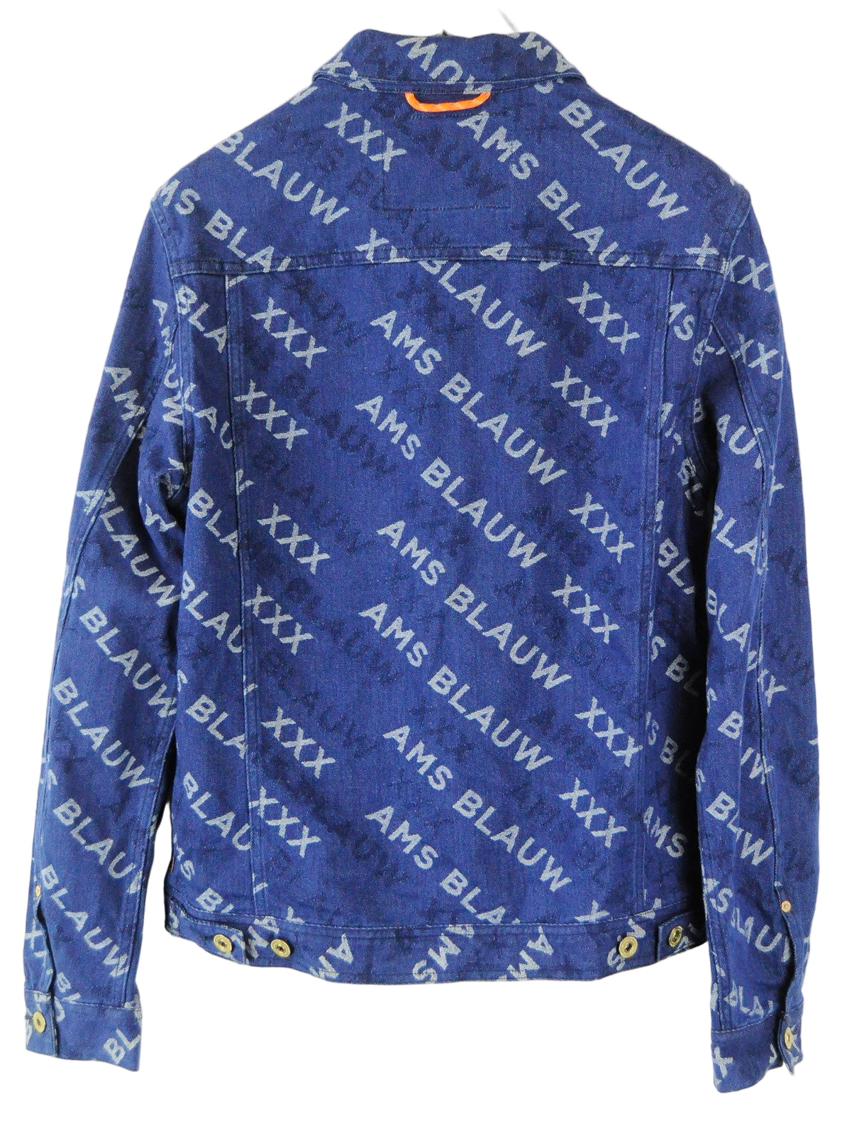 SCOTCH & SODA  Blauw L  Jacket Blue Patterned  Long Sleeve Style