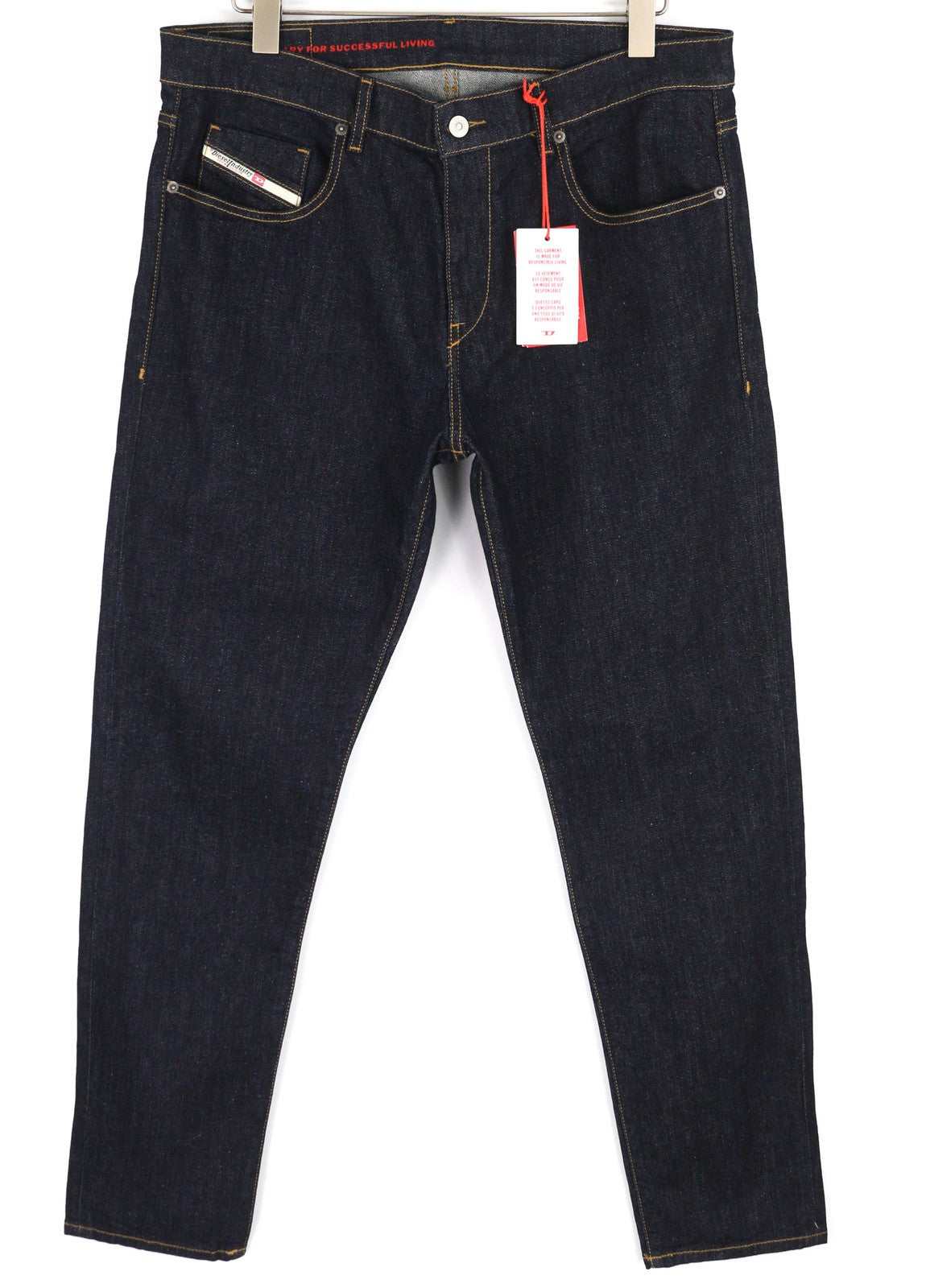 DIESEL 2019 D-Strukt Z9B89 Mens Jeans W36/L32 Slim  Zip Fly Pockets