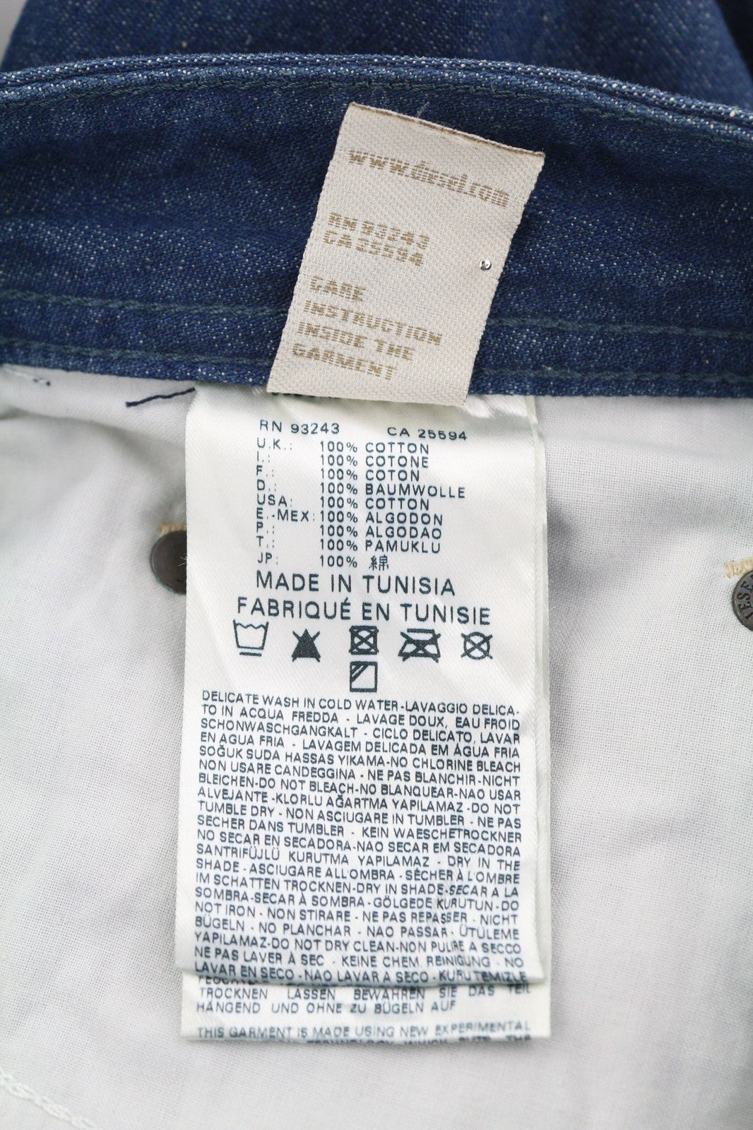 DIESEL Braddom 8880K Mens Jeans W27/L32 Regular Slim Carrot ButtonWashed Blue