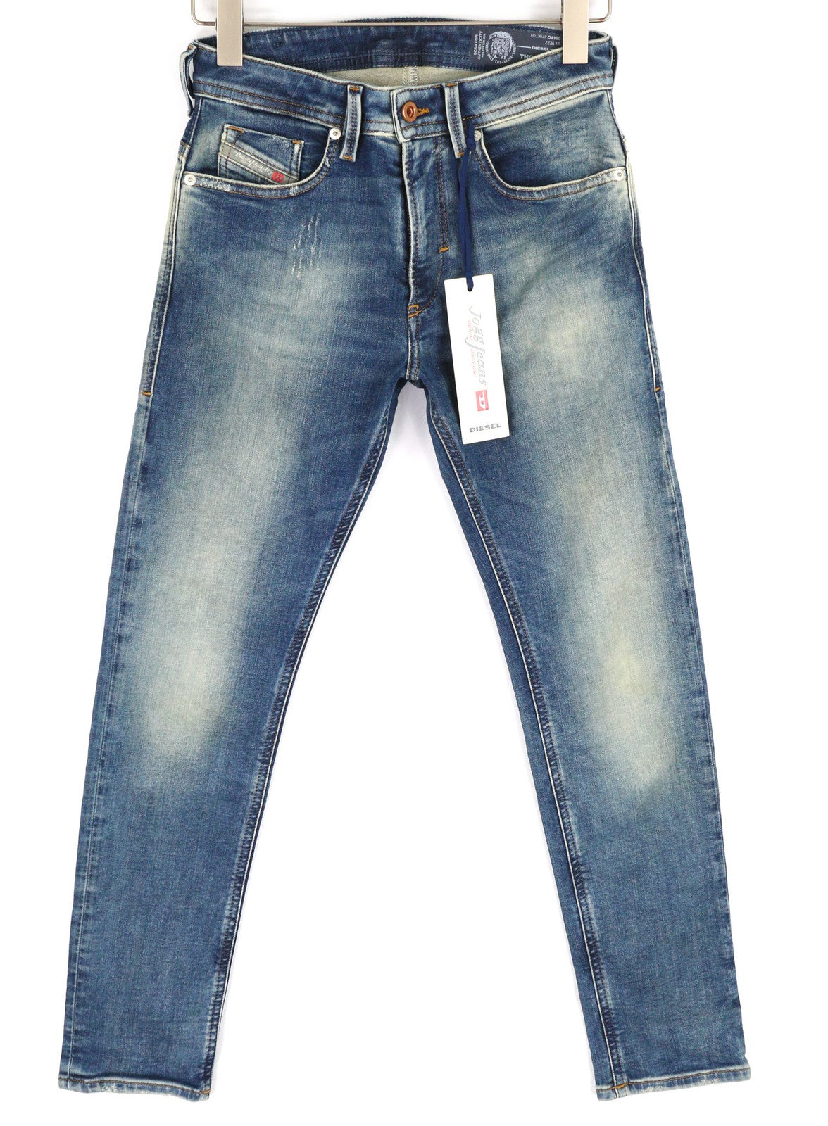 DIESEL Thommer-T 084YQ Mens Jeans W27 Jogg Sweat Stretch Slim  Washed Blue