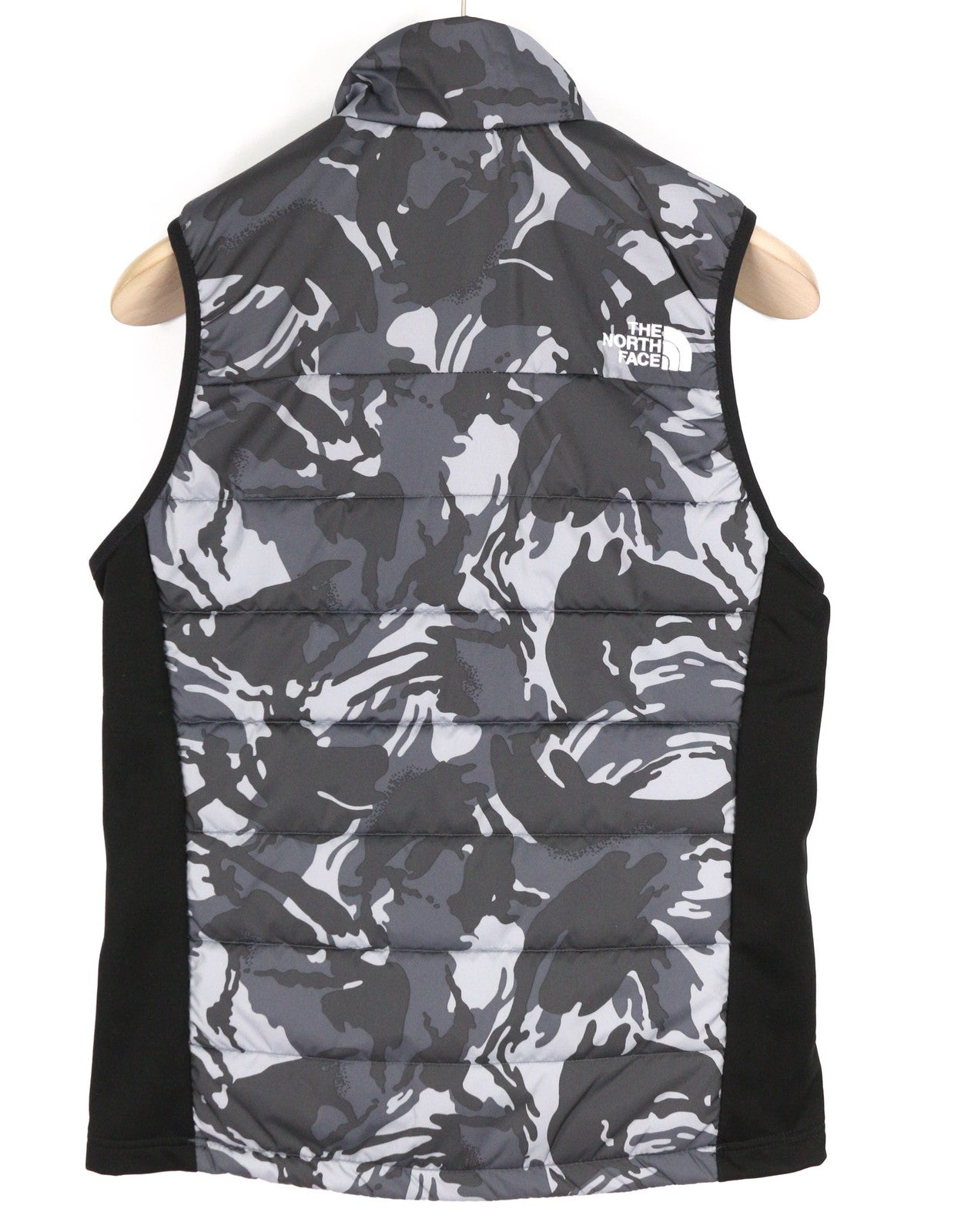 THE NORTH FACE New Wadded Mens Waistcoat XS Zip Insulation Quilted Camouflage