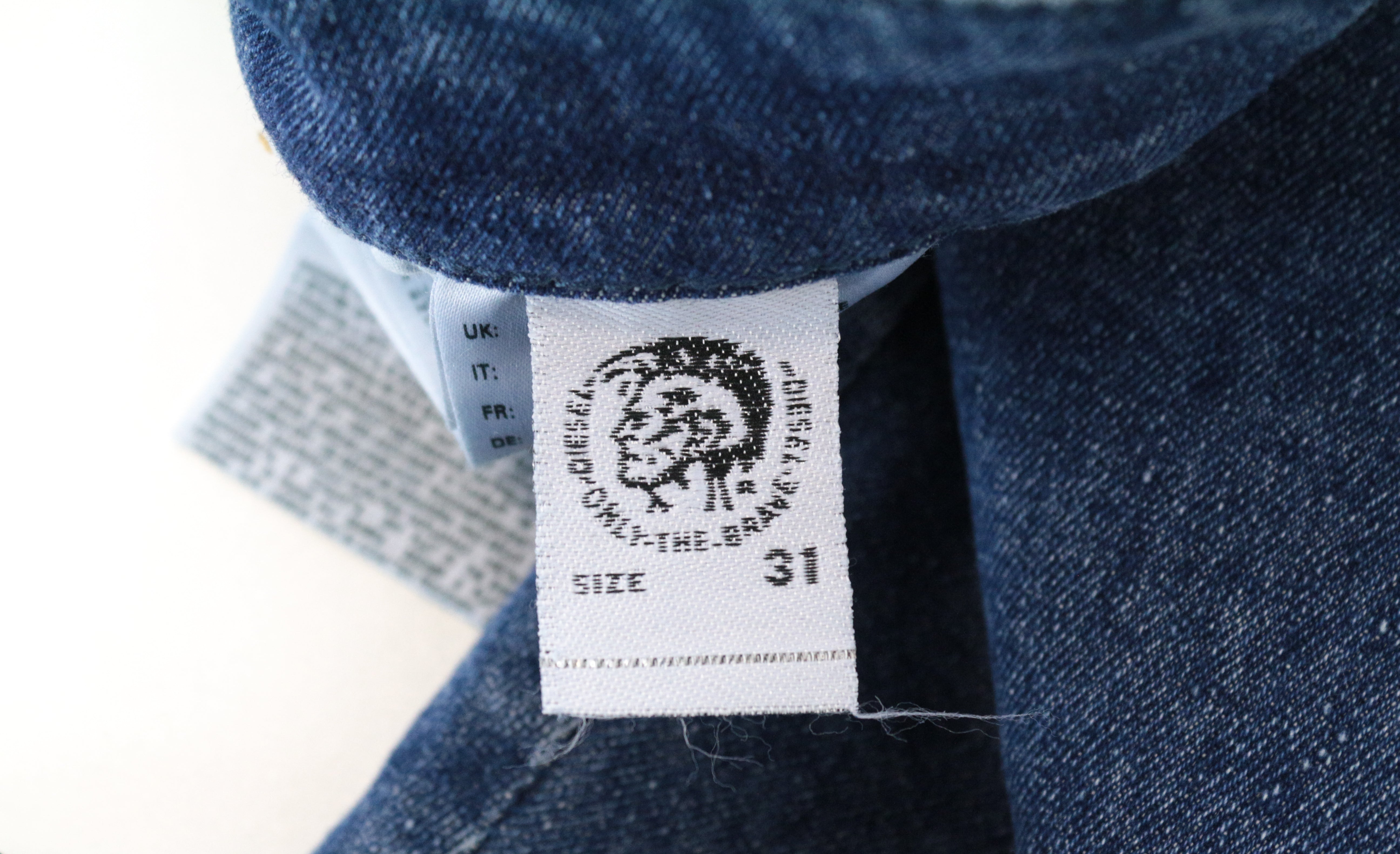 DIESEL Slandy 085AI Women's W31/L32 Blue Super Slim Fit Stretch Denim Jeans