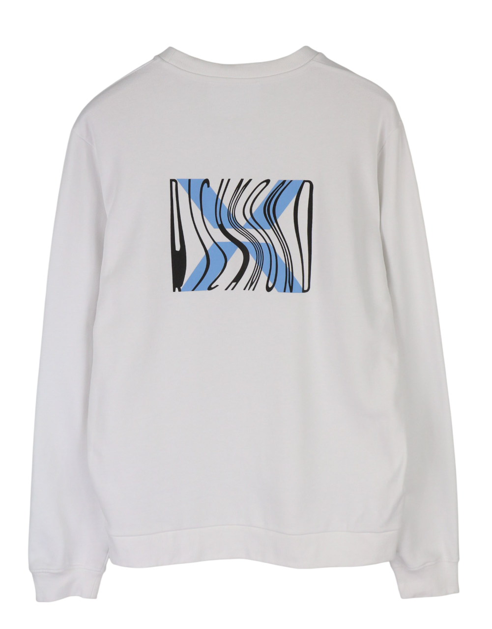 RICHMOND X Mens Sweatshirt M White  Cotton  Long Sleeve Pullover