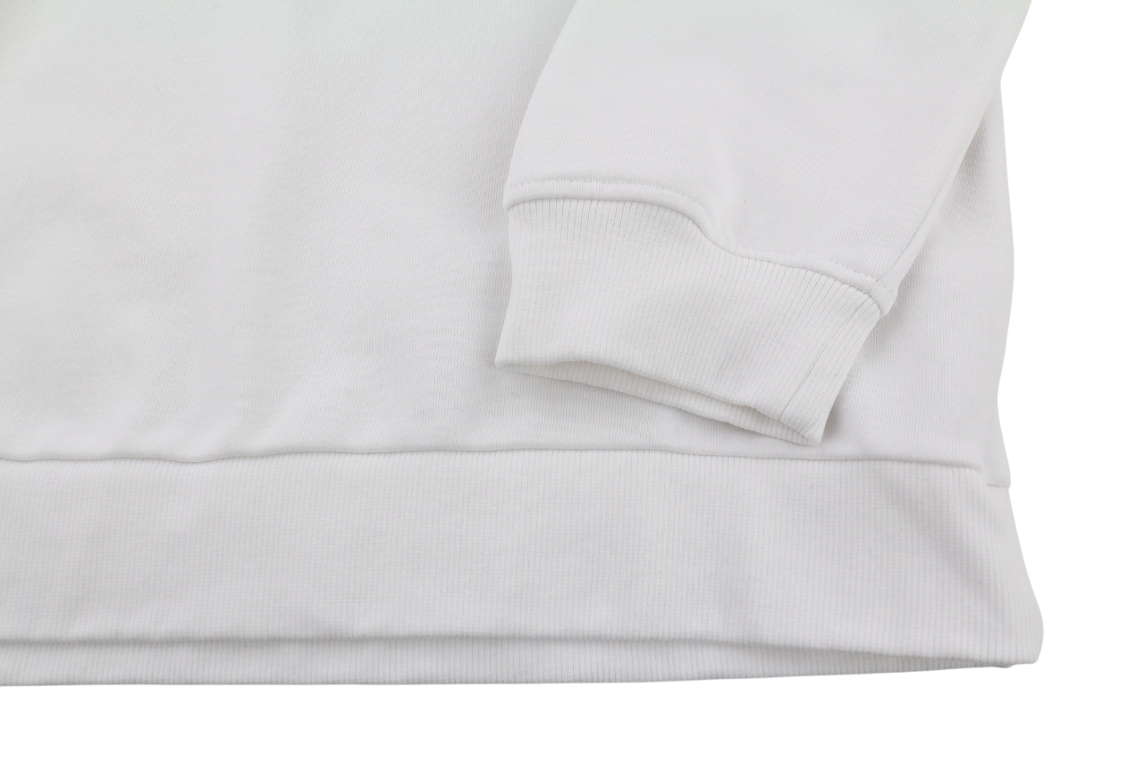 RICHMOND X Mens Sweatshirt M White  Cotton  Long Sleeve Pullover