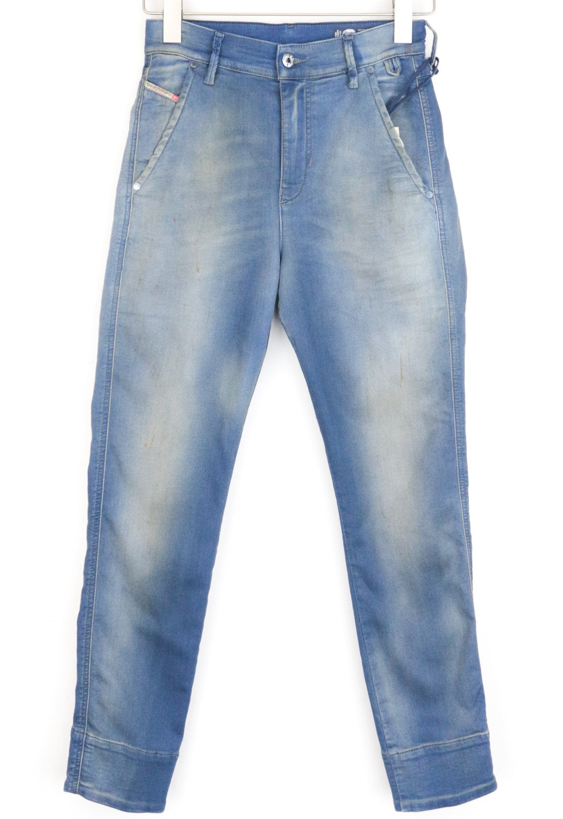 DIESEL Chino-F-Ne 0682B Women's W23 Blue Aged Jogg Boyfriend Fit Jeans