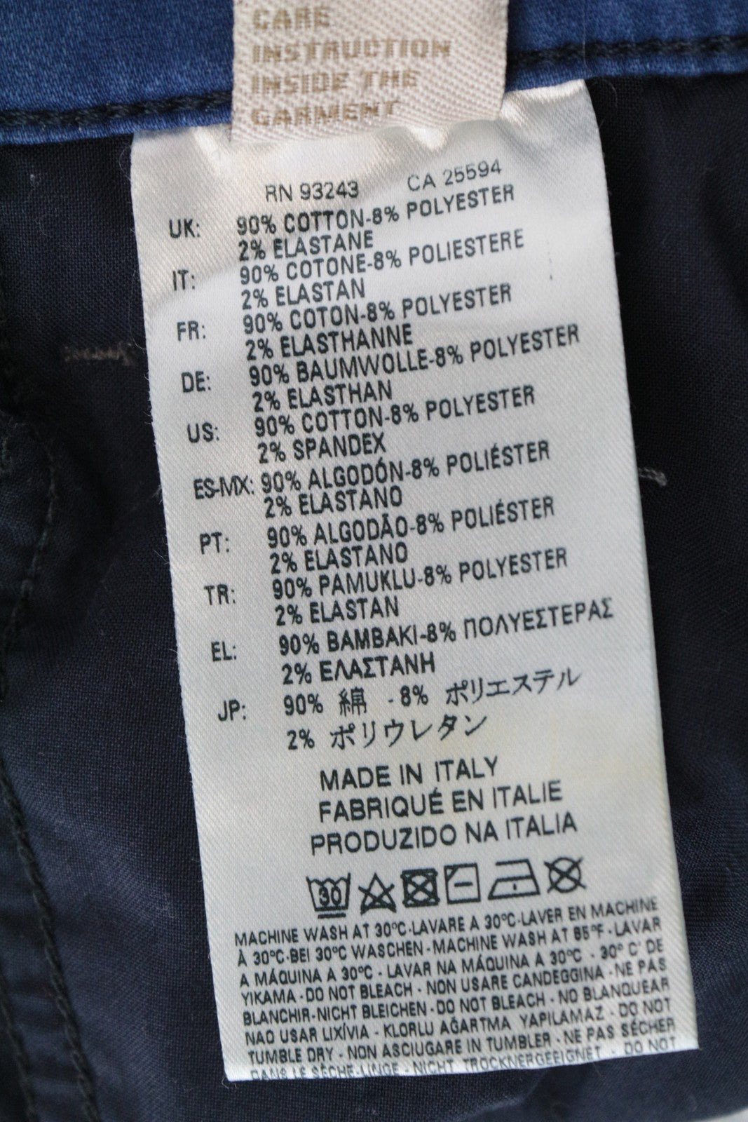 DIESEL Chino-F-Ne 0682B Women's W23 Blue Aged Jogg Boyfriend Fit Jeans