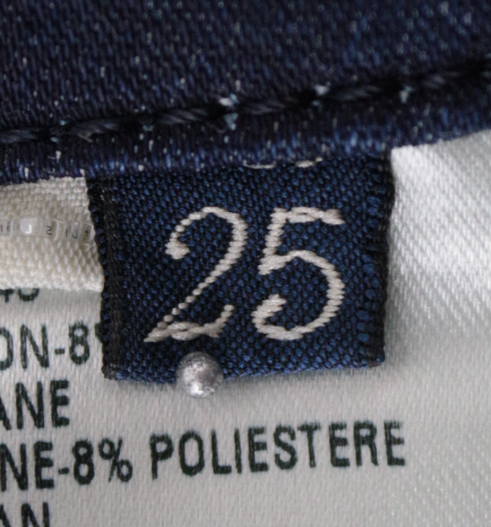 DIESEL Grupee-Ne 0674Y Women's W25 Blue Cotton Slim Wash Stretch Jogg Denim