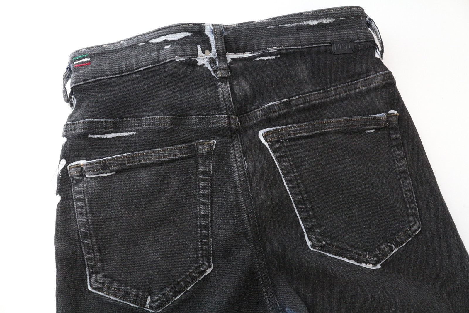 DIESEL Slandy-High-SP 0890M Women's W26/L32 Skinny Stretch Washed Jeans