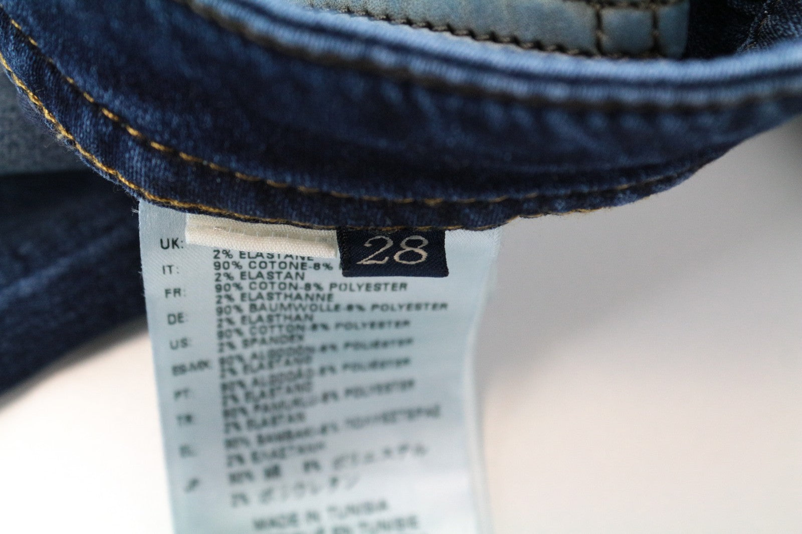 DIESEL Thavar-NE 0662L Men's Jeans W28 Ripped Jogg Blue Stretch Slim Fit