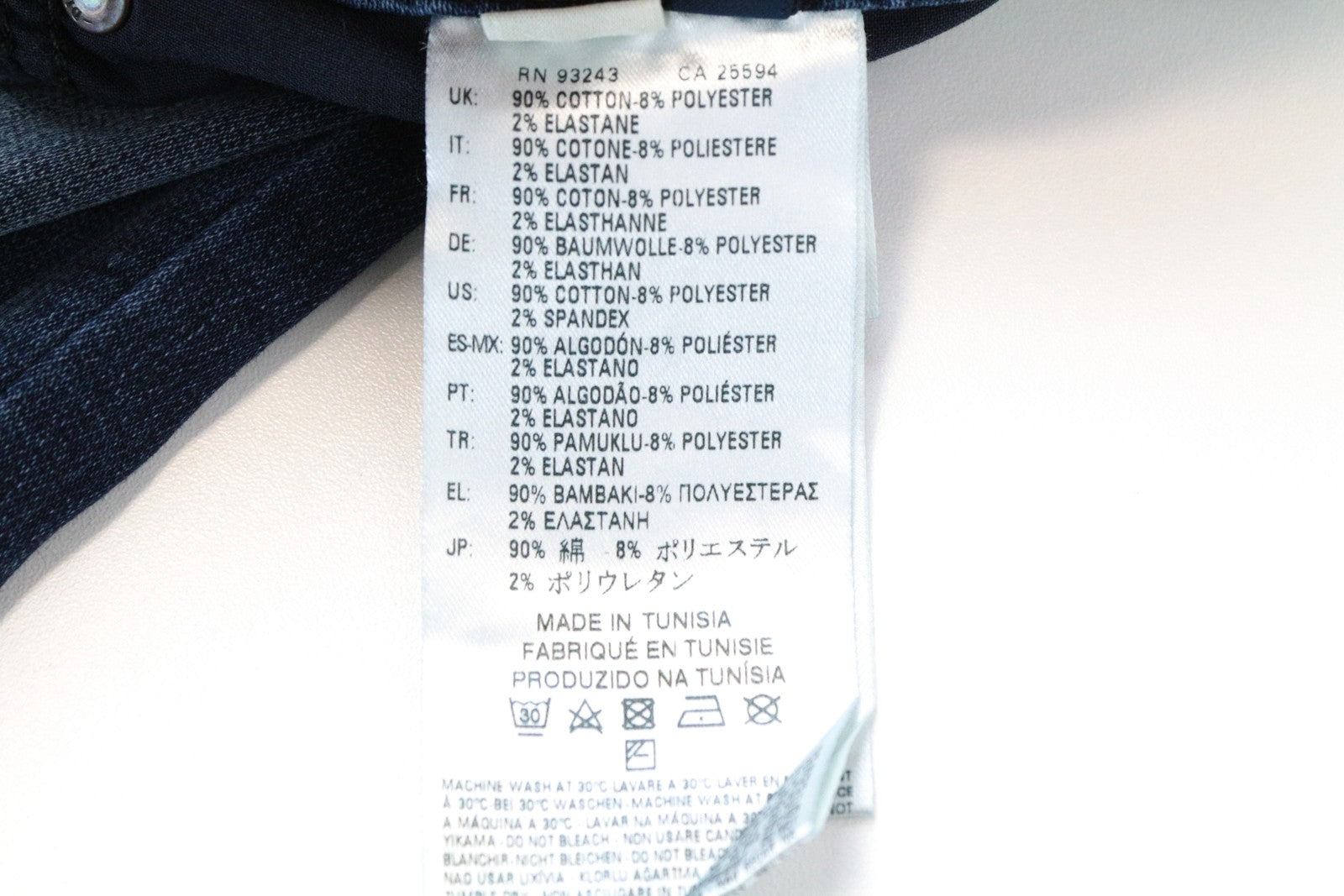 DIESEL Thavar-NE 0662L Men's Jeans W28 Ripped Jogg Blue Stretch Slim Fit