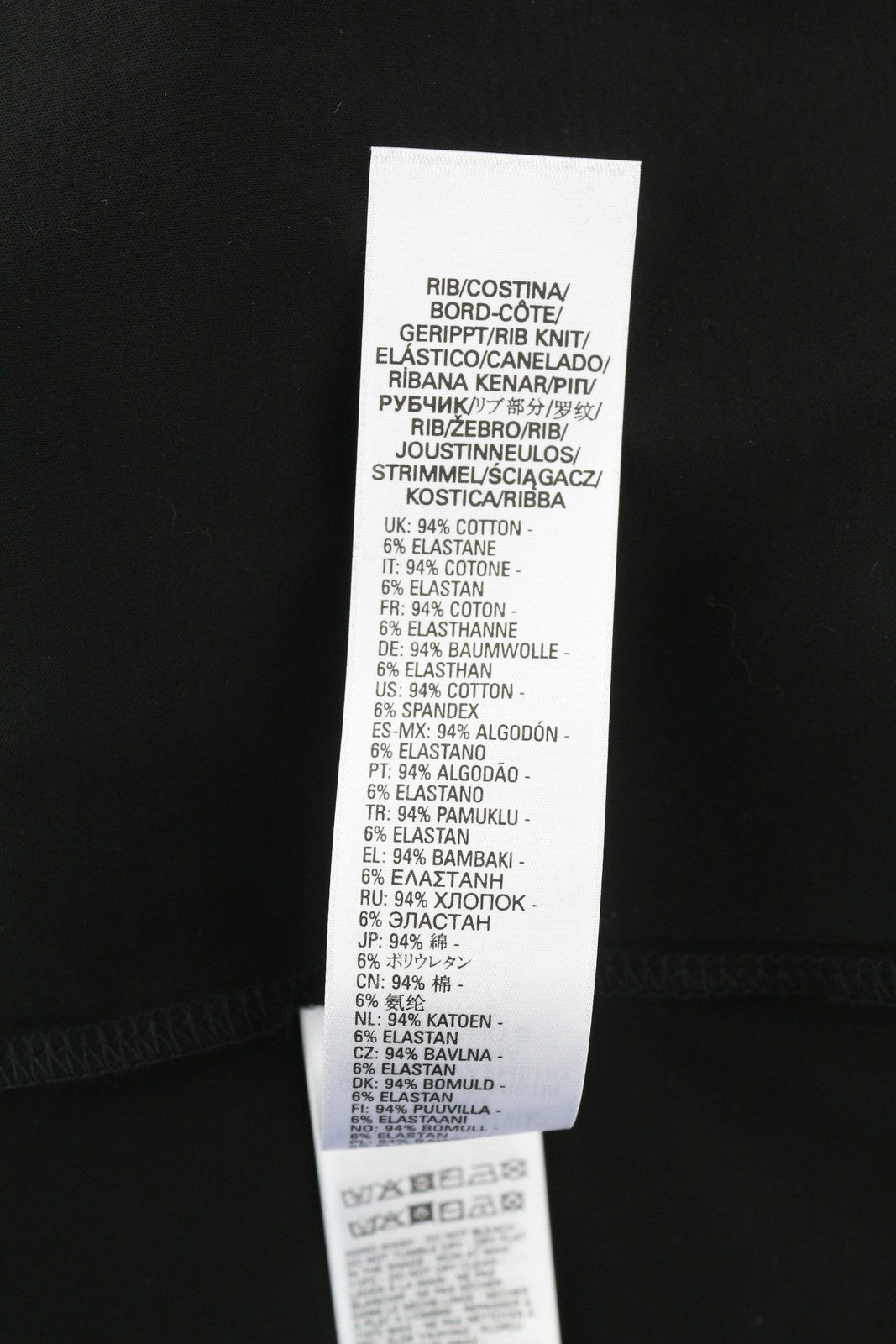 DIESEL T-Just-Worky Mens T-Shirt M Black Crew Neck Short Sleeved Cotton Tricot