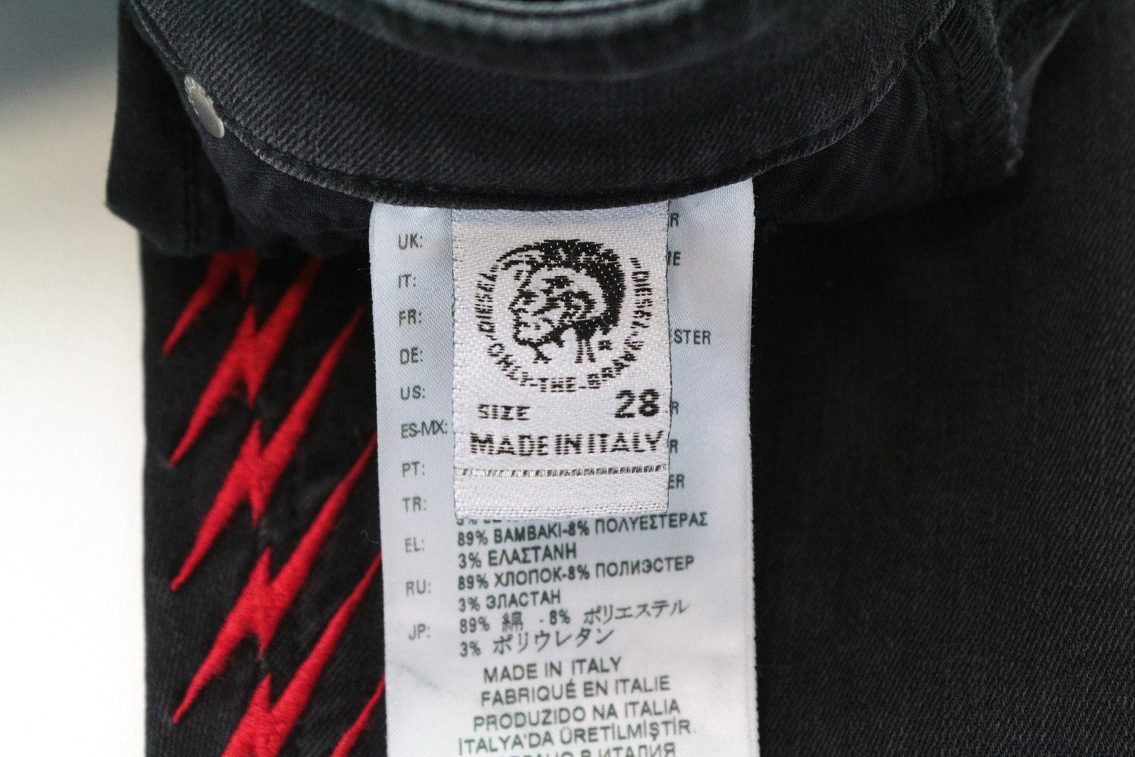 DIESEL Slandy-F 082AM Women's W28/L30 Grey Slim Fit Super Skinny Cotton Denim