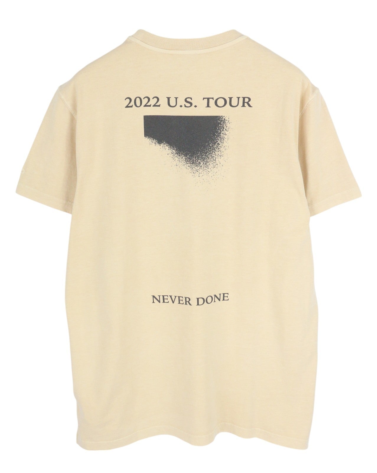 DIESEL T-Diegor-C2 Men T-Shirt 2XL Beige Short Sleeve Crew Neck Tricot Printed