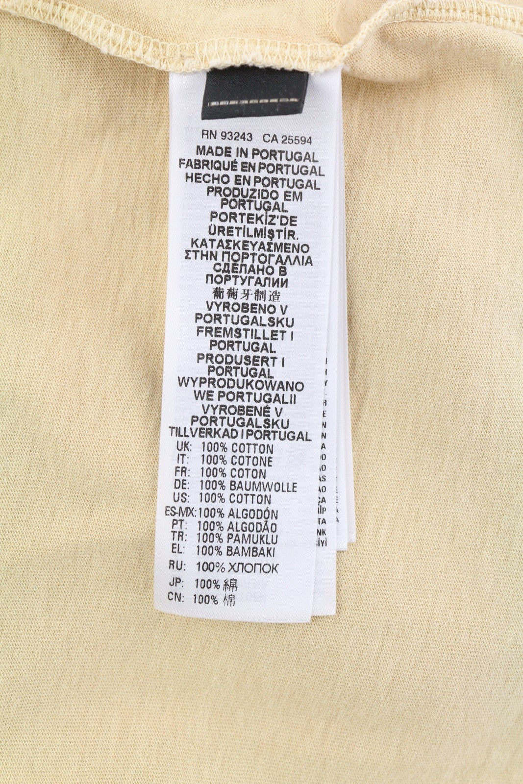 DIESEL T-Diegor-C2 Men T-Shirt 2XL Beige Short Sleeve Crew Neck Tricot Printed