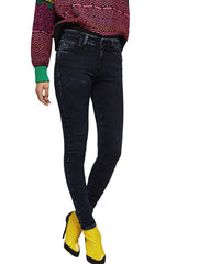 DIESEL Slandy-High 082AU Women's Jeans W26/L32 Super Skinny Blue Cotton Stretch