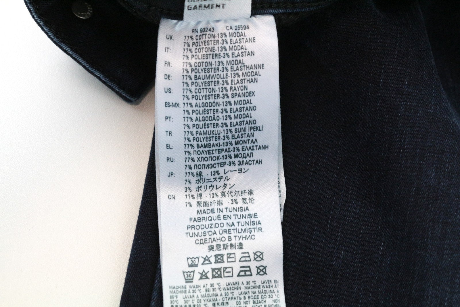 DIESEL Slandy-High 082AU Women's Jeans W26/L32 Super Skinny Blue Cotton Stretch