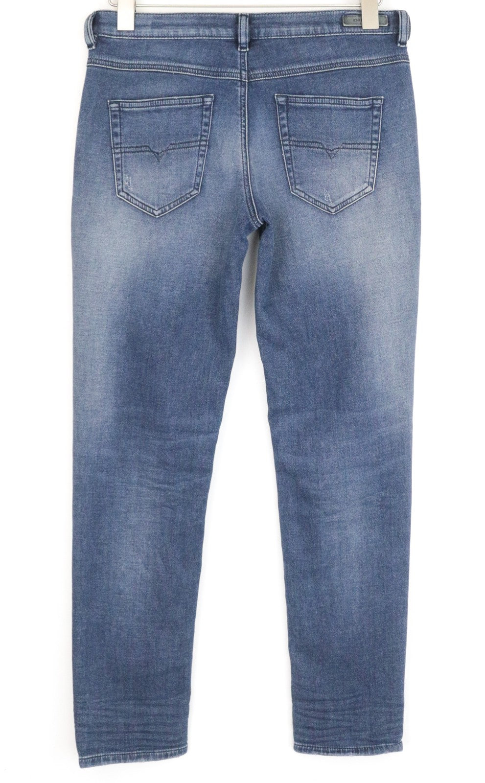 DIESEL Belthy-Ne 084PE Women's W27 Jogg Blue Straight Stretch Cotton Fit Jeans