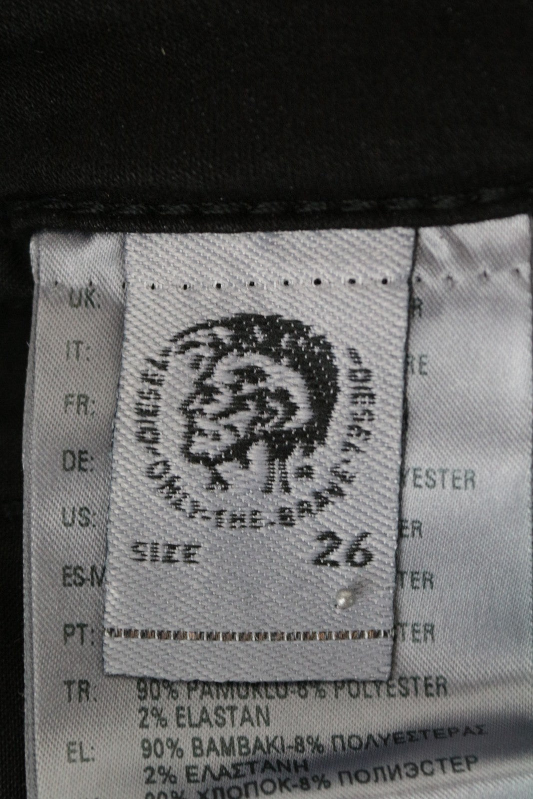 DIESEL D-Ollies-SP-NE 084AF Women's W26 Jogg Blue Stretch Slim Fit Jeans