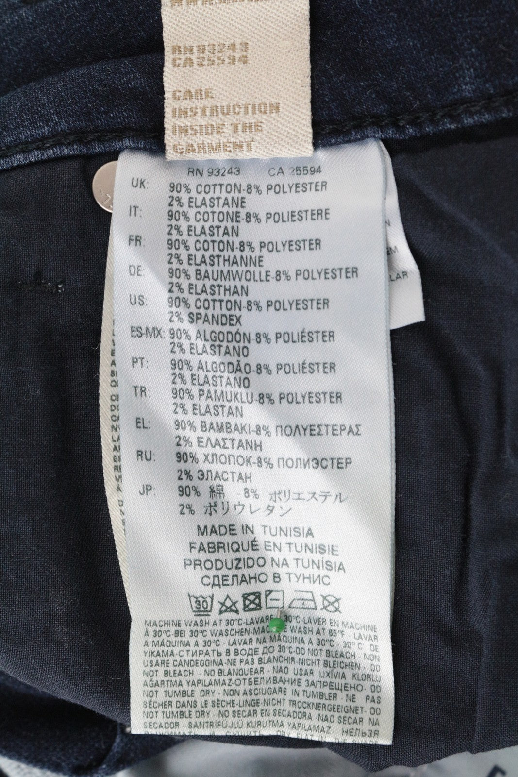 DIESEL Fayza-Ne 0687D Women's Jeans W25 Blue Jogg Boyfriend Fit Stretch Wash