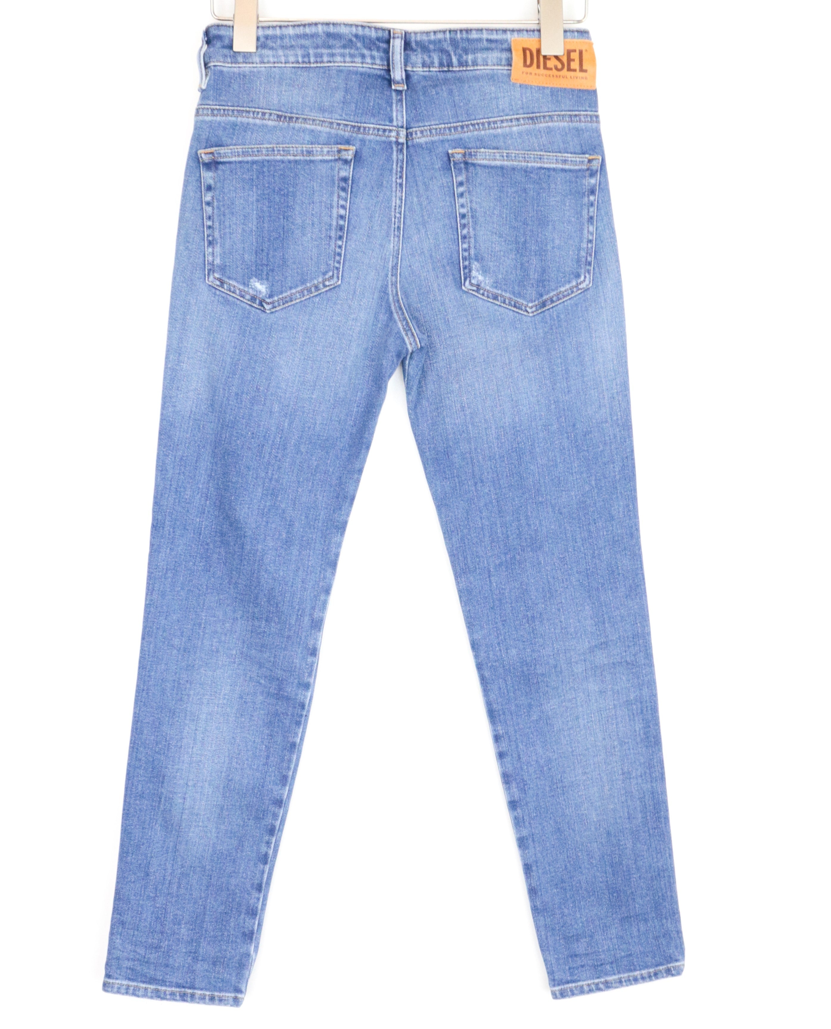 DIESEL D-Rifty 083AX Women's Jeans W31/L30 Slim Stretch Fit Blue Cotton Denim