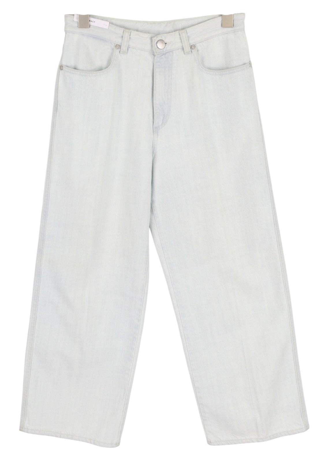 PT TORINO Tracy Womens Jeans W26  Blue Straight  Ankle Length Zip Fly