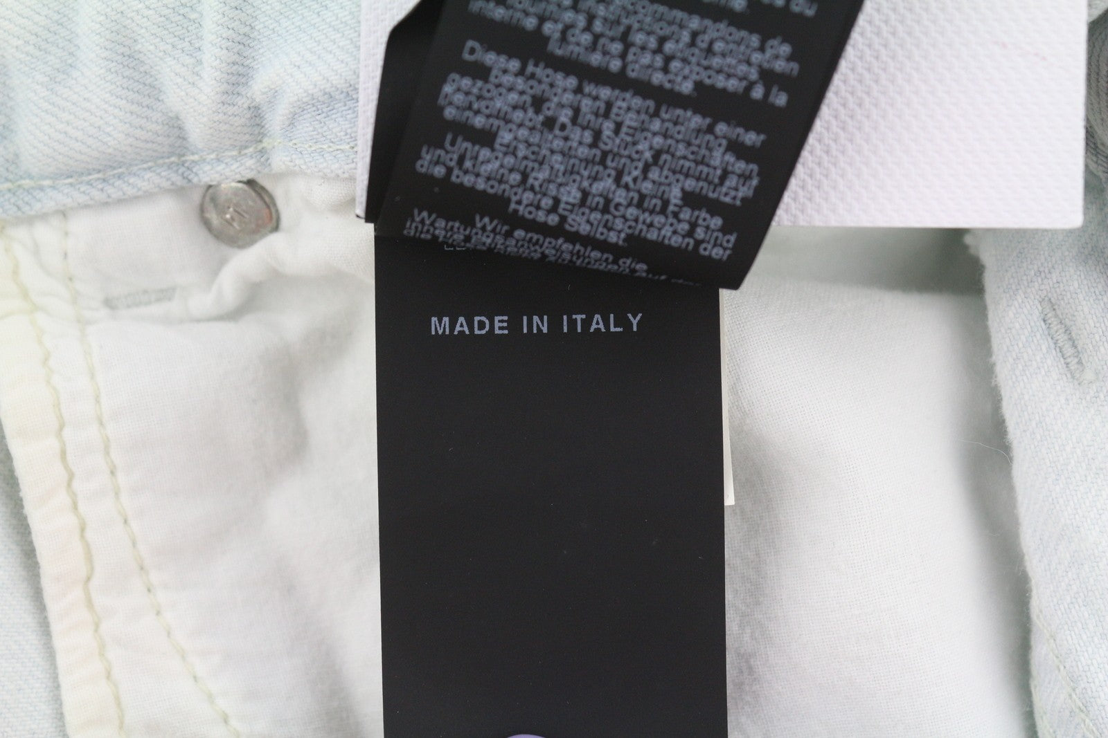 PT TORINO Tracy Womens Jeans W26  Blue Straight  Ankle Length Zip Fly