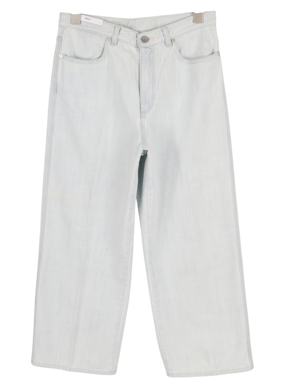 PT TORINO Tracy Womens Jeans W28  Blue Straight  Ankle Length Zip Fly