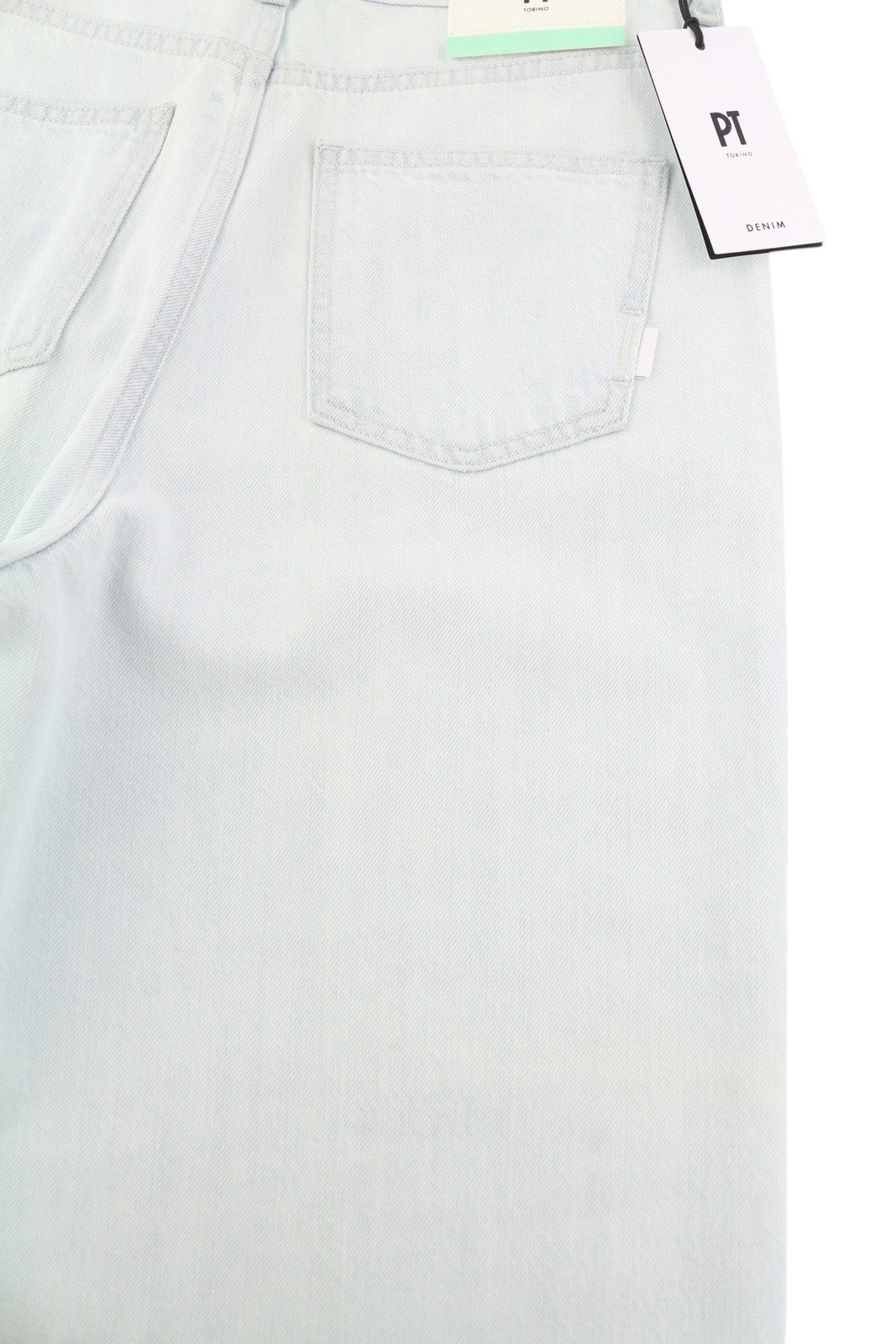 PT TORINO Tracy Womens Jeans W28  Blue Straight  Ankle Length Zip Fly