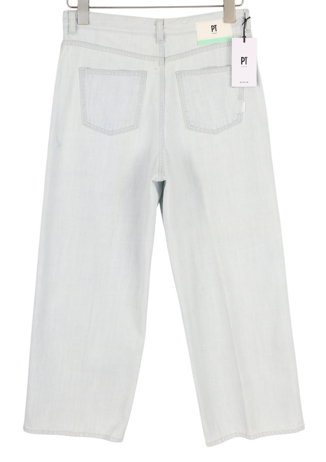 PT TORINO Tracy Womens Jeans W28  Blue Straight  Ankle Length Zip Fly