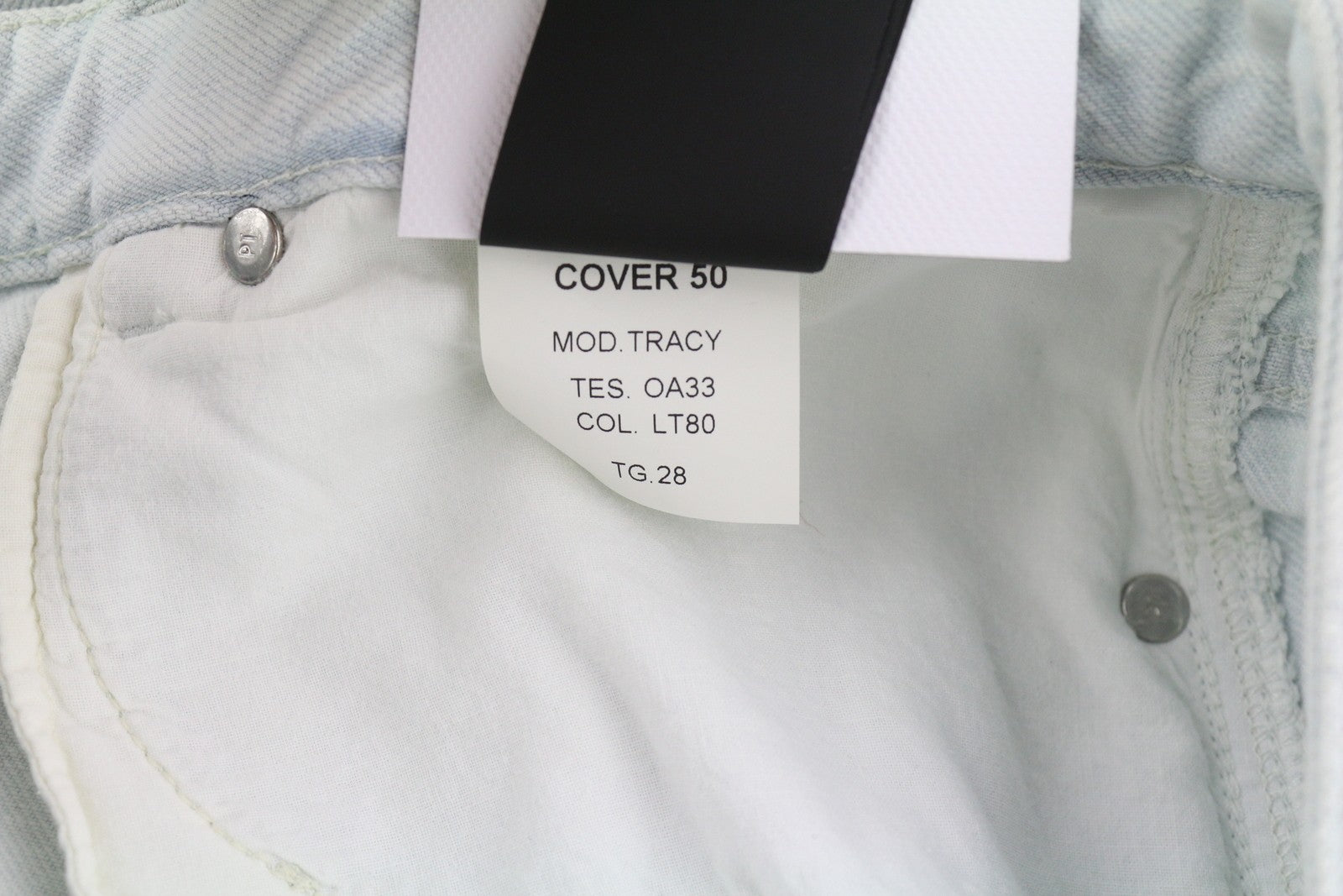 PT TORINO Tracy Womens Jeans W28  Blue Straight  Ankle Length Zip Fly