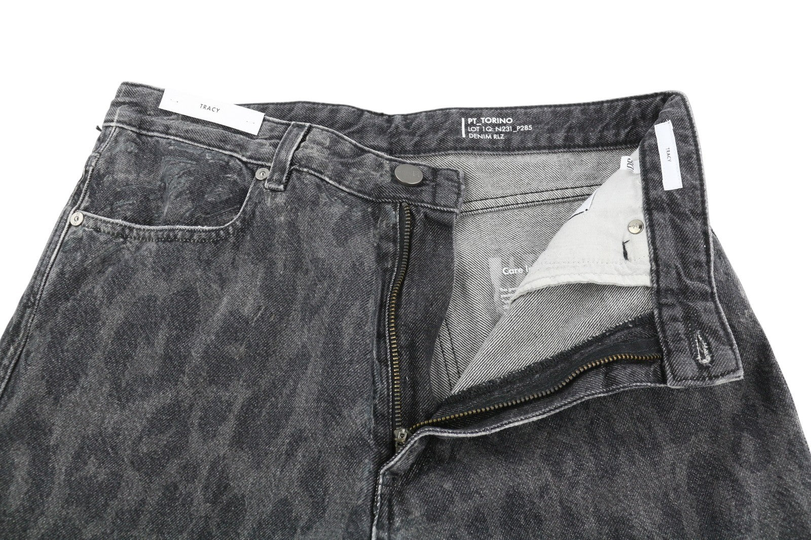 PT TORINO Tracy Womens Jeans W30 Grey  Washed Straight  Ankle Length